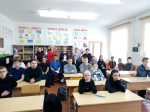 Сегодня представители Управления социальной политики № 6 Ирина Александровна Ларионова — заместитель начальника управления, Елена Николаевна Потапова ведущий специалист отдела обеспечения мер социальной поддержки провели «Профминимум» с учениками Городищенской СОШ.